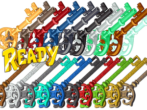 20 Intricate Key Icons - ALL Materials - ReadyArtShop Store Icons