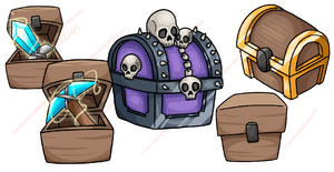 28 Buycraft Icons - Keys and Chests - ReadyArtShop Store Icons