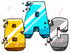 3D Hand-Drawn Alphabet Server Icons