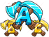 Crossed Tools Alphabet - 64x64 Server Icon Minecraft A-Z