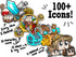Ultimate Project Startup - Over 120 Matching Icons