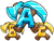Crossed Tools Alphabet - 64x64 Server Icon Minecraft - ReadyArtShop Minecraft Logo Icon Alphabet Logos